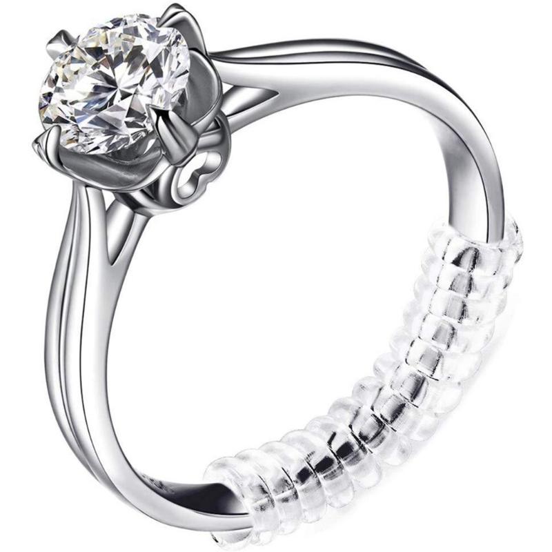 Set of 12/20 Silicone Finger Rings Inserts Adjustable Finger Rings Size Enhancer