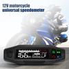 Waterproof Speedometer Motorcycle Universal LED Digital Dashboard Km/h MPH Odometer Meter Motor Gauge Sensor with Y/Z/W Bracket