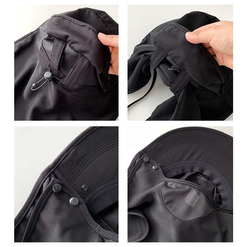 1 шт., устойчивая к ультрафиолетовому излучению широкополая шляпа, маска для лица, дышащая защита шеи, уличное солнцезащитное приспособление, шляпа, закрывающая лицо, женская мода