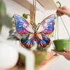 Акриловая красочная бабочка подвесное украшение двухстороннее внутреннее наружное рождественская елка настенное окно