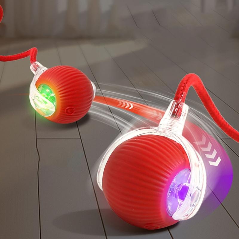 Интеллектуальная игрушка для кошек с датчиком движения, автоматическая игрушка, вращающаяся интерактивная игрушка для занятых владельцев питомцев и начинающих