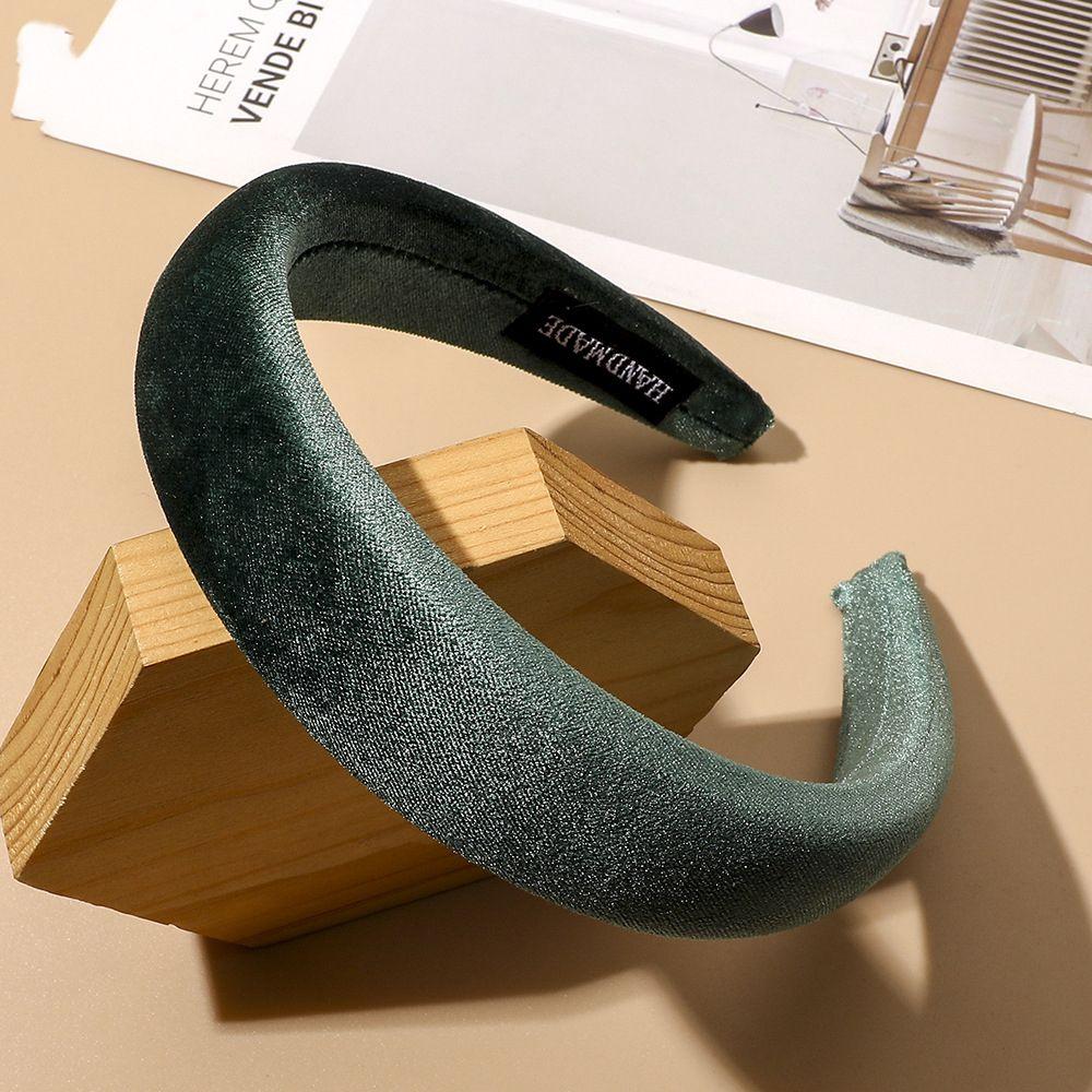 Мягкий бархатный ободок, модная осенне-зимняя повязка для волос, женская повязка на голову, головной убор из губки