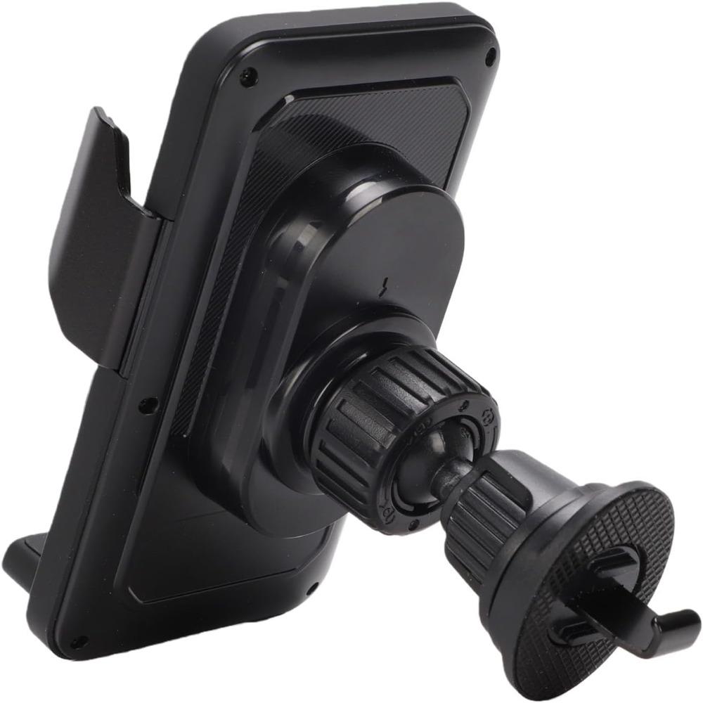 Black Car Phone Holder 15W Fast Charging Universal Car Charger Convenient Car Phone Mount