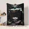 1Pc Darkness Power Confrontation Blanket Soft And Comfortable Casual Warm Camping Travel Christmas Halloween Xmas Gift M928283