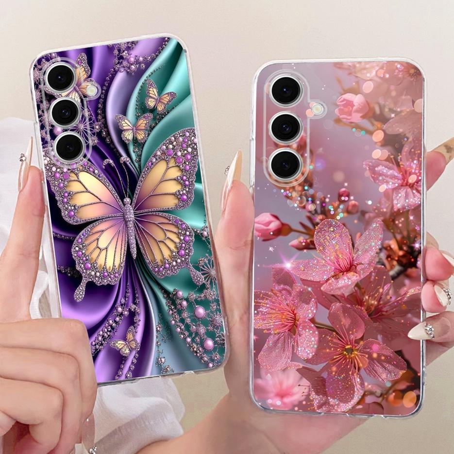 Чехол для Samsung Galaxy S24 FE S24 Plus, милый лев, модный окрашенный чехол, мягкий силиконовый чехол для Samsung S24 Ultra S 24 S24+