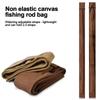 Folding Portable Fishing Rod Bag Canvas Fishing Rod Protective Cover Canvas Rod Pouch