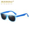 aoron Fashion Design TR90 Frame Polarized Sunglasses for Children Classic Black Anti Glare UV400 Sport Glasses Kids Gifts Boy Girls