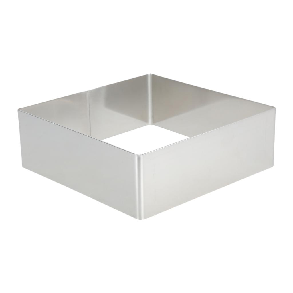 Формы для торта Кольца Квадратная форма для мусса Кольцо для торта из нержавеющей стали Инструмент для выпечки десертов Квадратная форма для торта Посуда для выпечки Прочный