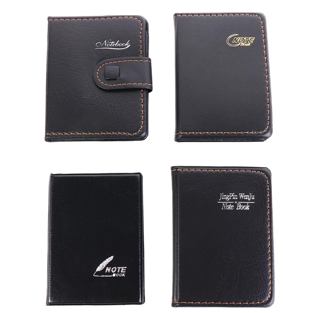 Memo Pads Mini Notebook Bussiness Leather Notebook Portable Pocket Notepad  Student Use