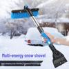 Detachable Multi-Function Telescopic Car Snow Shovel and De-Icing Tool