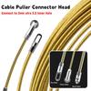 Carbon Steel Automatic Thread Guide Connect To 5mm Wire Fast Cable Puller Auxiliary Tools