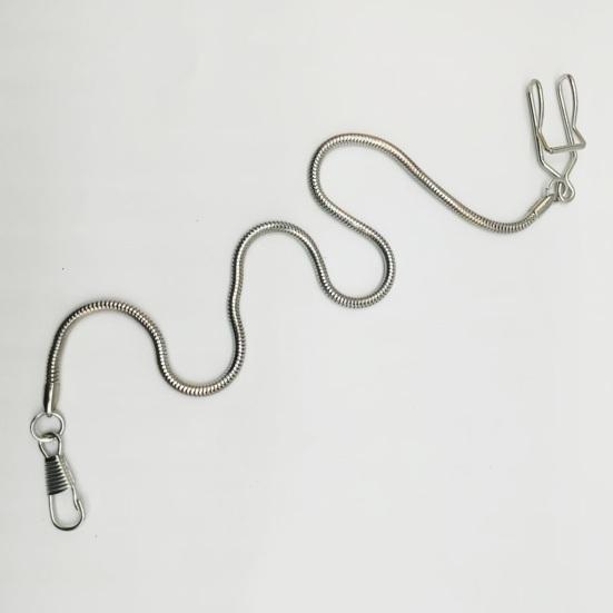 Мужская карманная часы Змеиная цепь Прочная Легкая Винтажный сплав Зажимная цепочка для карманных часов Модные ювелирные изделия Запасная деталь