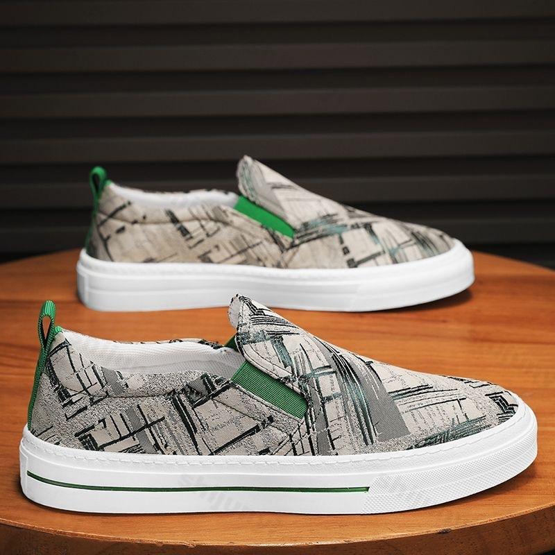 Модные мужские парусиновые туфли повседневные кроссовки для мужчин легкие слипоны вулканизированные удобные мужские туфли на плоской подошве черные кроссовки Zapatos De Hombre