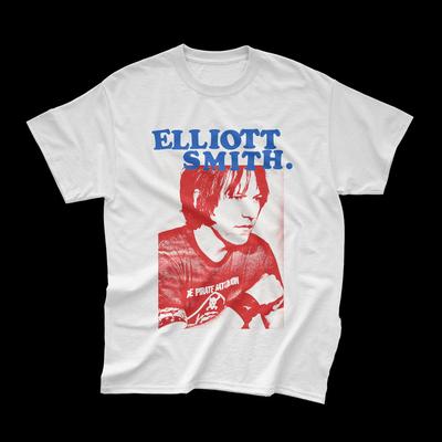 Винтаж Elliott Smith белая футболка Унисекс футболка Все размеры от S до 45XL XZ792 Унисекс футболка