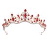 Bridal Crown Alloy Crystal Crown Wedding Dress Hair Tiara Girl Princess Birthday Head Button Accessories
