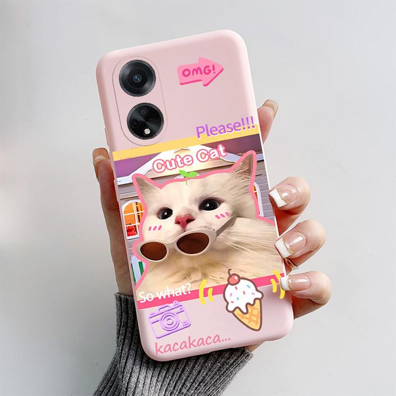 Чехол для OPPO A98 5G 2023 Милый Кот Мультяшная Собака Забавный Силиконовый Мягкий Задний Чехол для OPPO F23 CPH2527 OPPOA98 CPH2529 A1 5G Coque