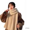Windproof Knitting Scarf Thickening Warm Tube Couple Warm Neck Cover Thermal Neck Warmer  Men Women