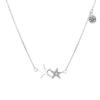 S925 Sterling Silver Simple Diamond Star Necklace XINGX Clavicle Chain Necklace
