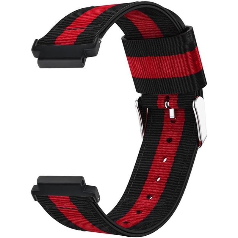 Нейлоновый ремешок для Garmin Forerunner 235 735 230 220 630 620 Цветная полоса с прошивкой Ремешок для часов Approach S20 S6 Браслет с запястьем Металлические разъемы