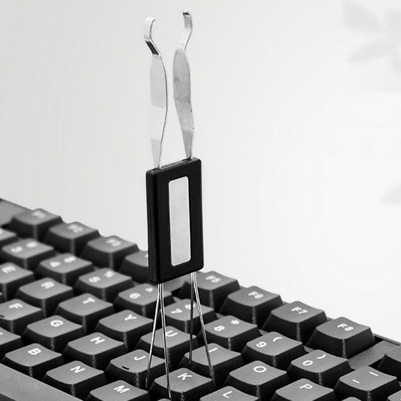 Новый Многоцелевой Металлический Механический Клавиатурный Съемник Колпачков Клавиш Универсальный Съемник Ножек Клавиш Экстрактор Кнопок Аксессуары для Клавиатур