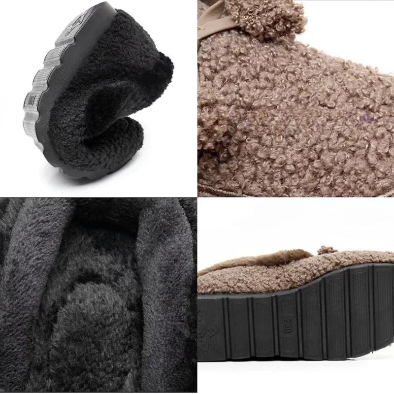 New Women's Flat Shoes Comfortable Slip On Female Casual Loafers Women Fur Shoe Lightweight Pea Shoes Comfort Sapatos