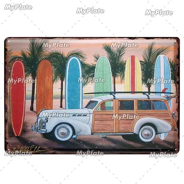 NODE BEACH Vintage Metal Sign Tin Sign Vintage Cafe Decoration Plaque Home Wall Decor Bar Sign Home Decor Poster Drop Shipping