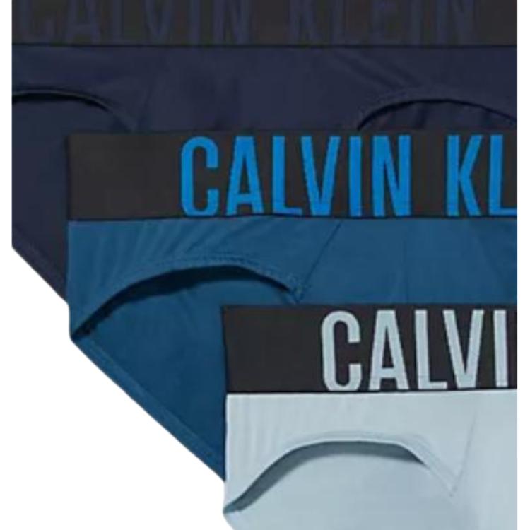 Calvin Klein Цветной жаккард с буквами, дышащее мягкое нижнее белье, 3 пары мужского нижнего белья NB3610-129