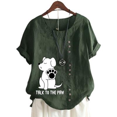 Женский хлопковый топ для отдыха с принтом в 11 потрясающих цветах