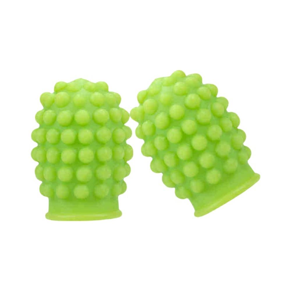 2Pcs 5A Drum Mute Silicone Drumsticks Practice Tips Drumstick Head Sleeves School Studio