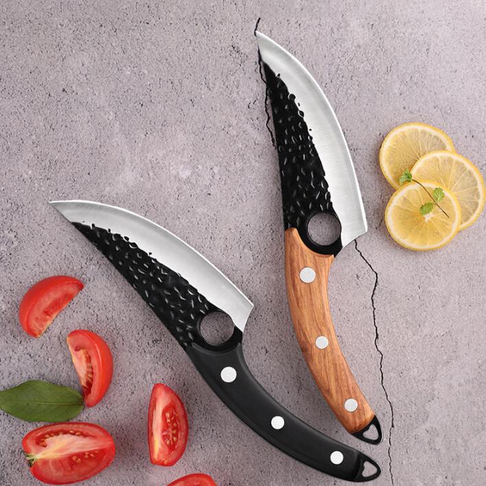 Кухонный нож для мясника, нож для обвалки мяса, нож ручной работы из нержавеющей стали, кованый нож для рыбалки, шеф-повара, охотничий резак Huusk