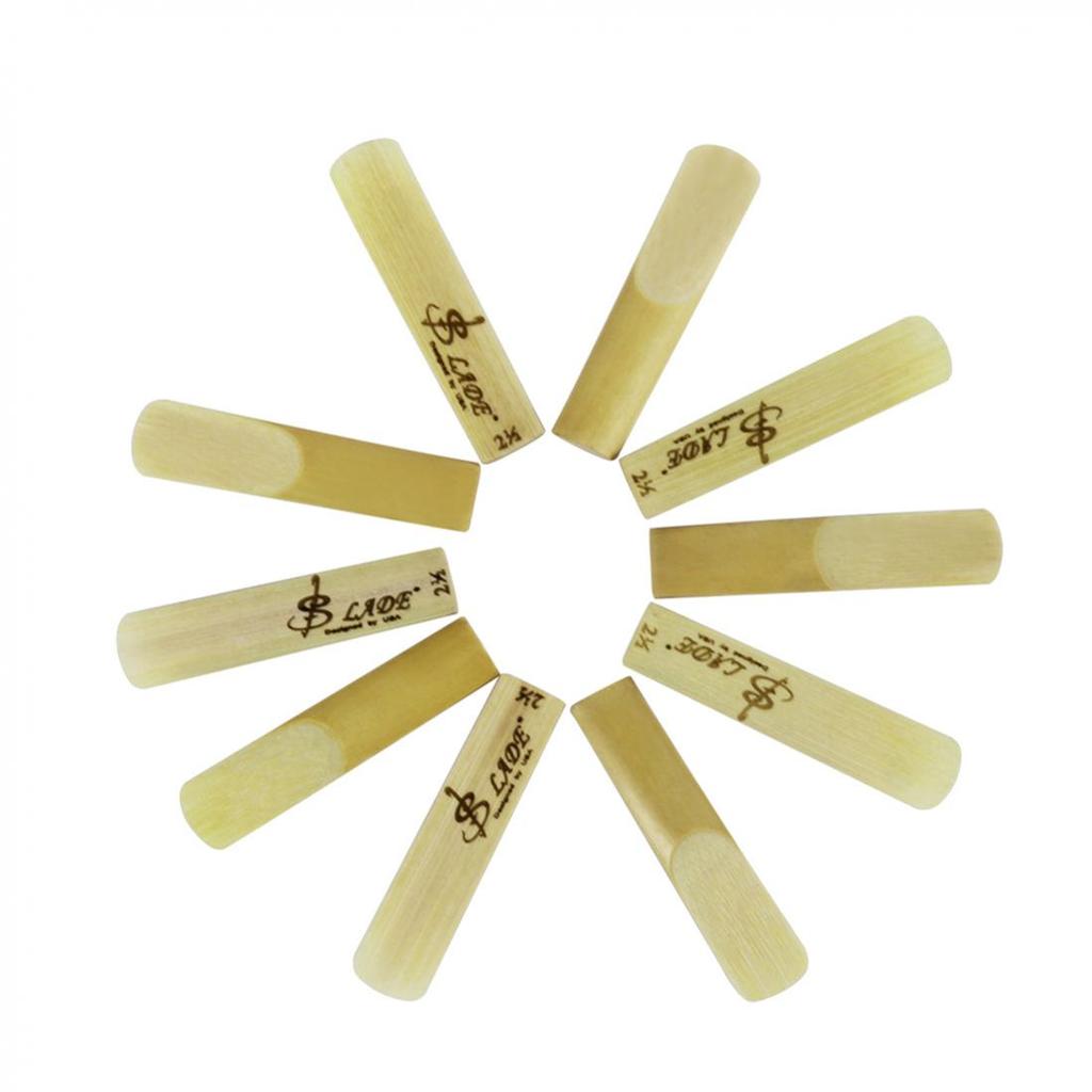 10 шт., сопрано-саксофон, прочность 2,5 трости, высококачественный бамбук, 2-1/2 части саксофона