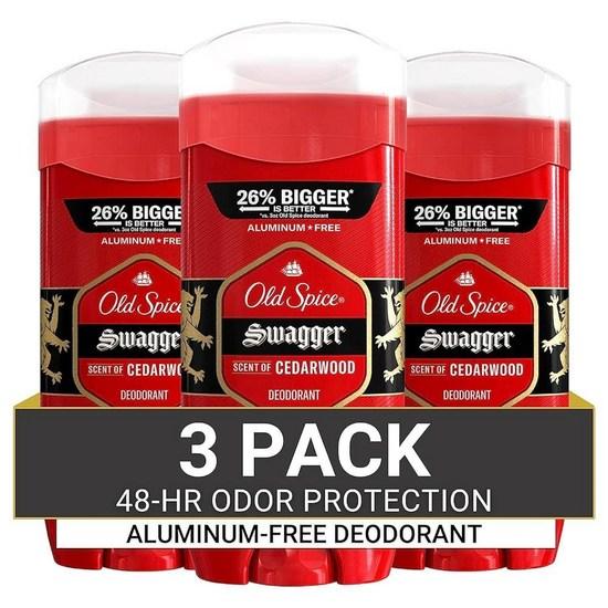 Old Spice Men's Free Deodorant Swagger Scent 108 г 3 упаковки, 3 штуки