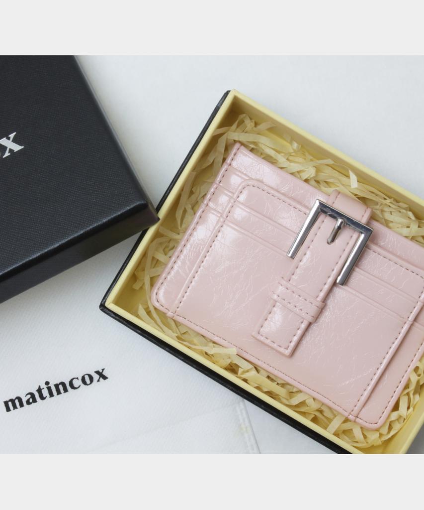 Кошелек-кардхолдер Matincox с пряжкой - Мягко-розовый