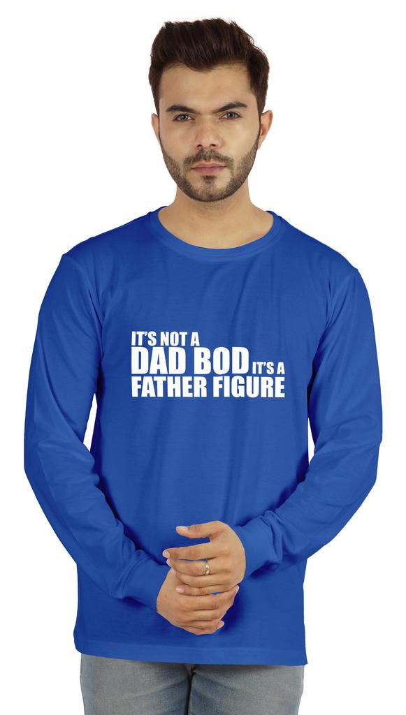 Inkmeso Мужская футболка It's Not A Dad Bod It's A Father Figure Смешные цитаты Папочка футболка