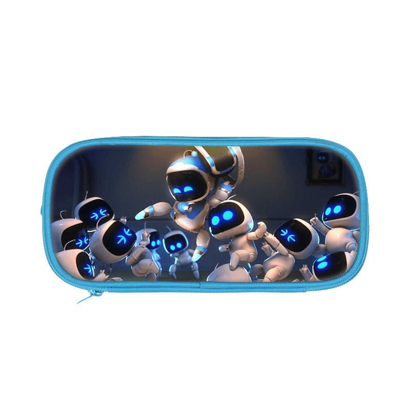Astro Bot Космический Робот Двухслойная Пенал Для Детей Школьные Принадлежности И Канцелярские Товары Хранение