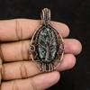 Tree Of Life Seraphinite Pendant Copper Jewelry Copper Wire Wrapped Pendant Gemstone Handmade Pendant Seraphinite Jewelry Gift For Mother
