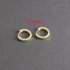 1 Pair Green Little Huggies Stainless Steel Hoop Earrings Girl Tiny Rings Cartilage Small Helix Piercing Tragus Circle Hoops