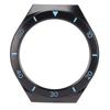 Защитный чехол для часов Huawei Watch GT 2E, защитная пленка на экран, рамка-бампер(Черный Синий )