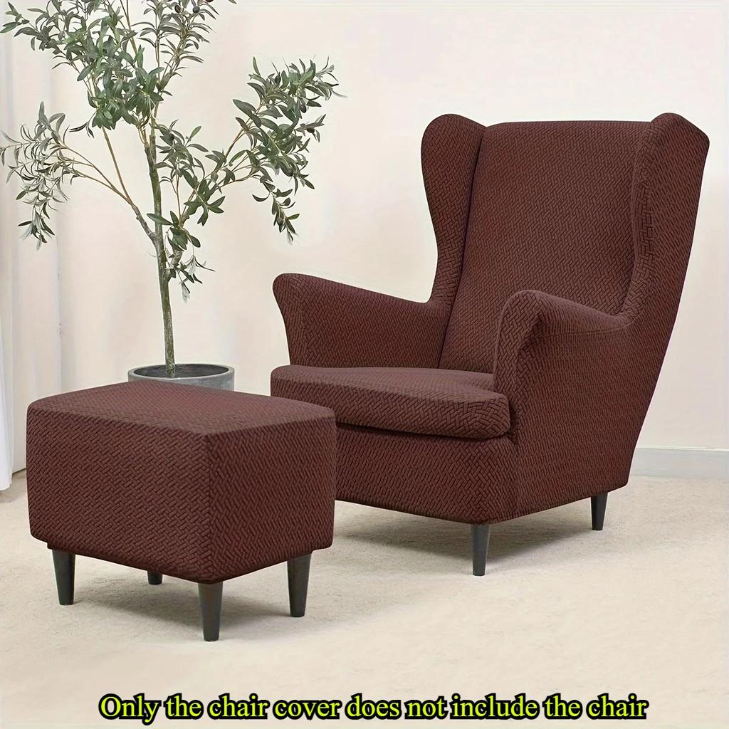 Однотонный чехол для кресла с наклонной спинкой размера «кинг-сайз», удобный, дышащий, эластичный, с чехлом для подушки, защита мебели.
