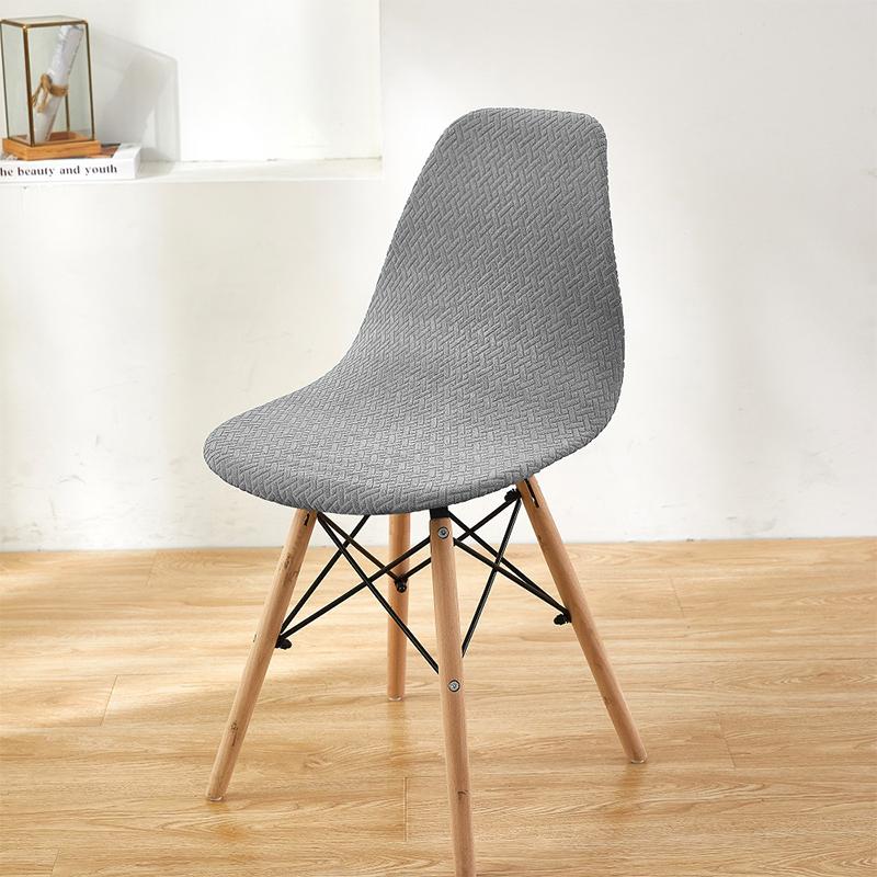 1 шт. жаккардовый тканевый чехол на стул маленького размера, большой эластичный защитный чехол для стула, чехол для барного сиденья с короткой спинкой для столовой отеля