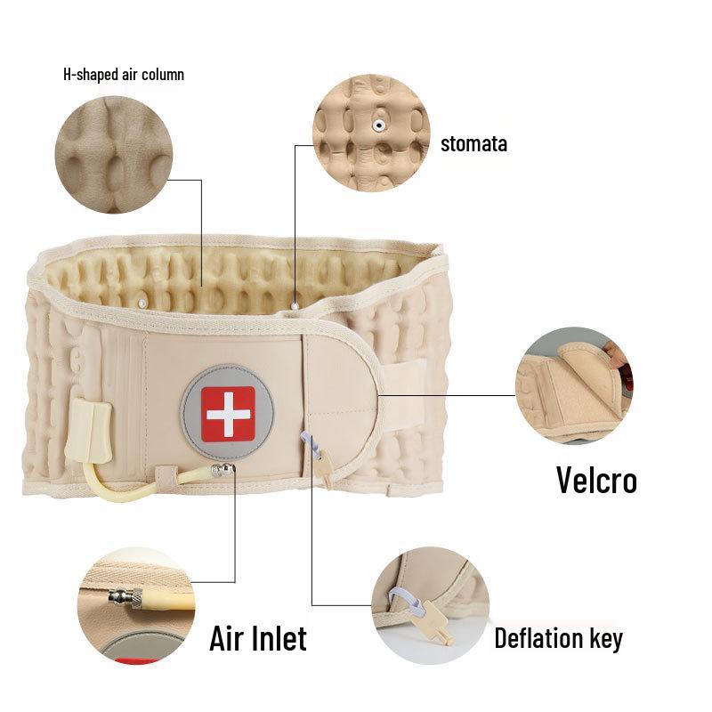 Unisex Inflatable Waist Support Traction Belt