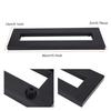Professional Aluminum Alloy Effect Pedal Organizer Board Light Weight Guitar Pedal Mounting Board For Guitar Effects