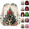Christmas Sweatshirts For Women Knit Sweater Cute Shirt Fall Crewneck Pullover Tops