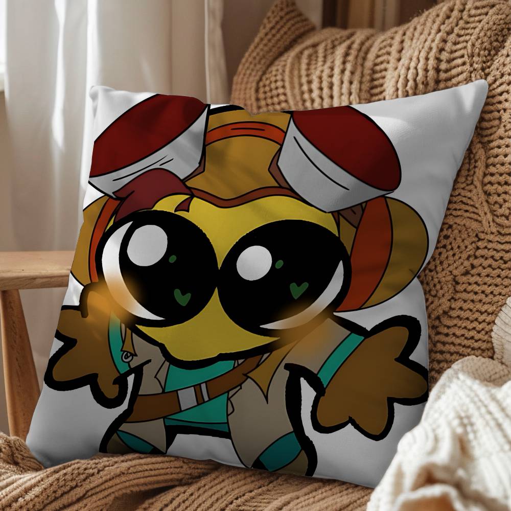 Игровой чехол для подушки в ретро-стиле Psychonauts Чехол для подушки Подушка для дивана в гостиной Чехол для подушки Подходит для дома Спальни Комнаты Декор