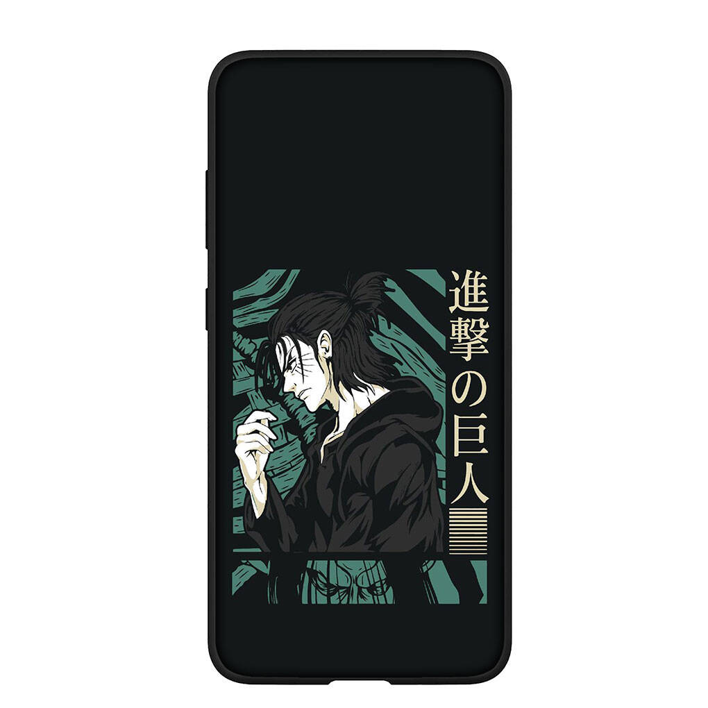 Чехол для Samsung Galaxy S25 S23 S22 S24 Ultra FE A05 A06 A15 A16 A36 A37 A35 A54 A55 A56 A57 A25 A26 A53 Комиксы Леви Атака Титанов Эрен Йегер Обложка