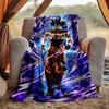 Goku Flannel Blanket Soft Warm All-Season Throw, Design for Camping, Car Travel, Hiking Sofa, Bed, Office Perfect Gift for Parties