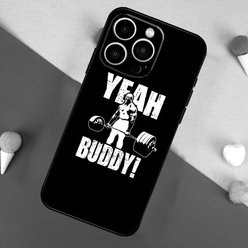 Bodybuilding Gym Fitness Case For iPhone 16 15 Pro Max 11 12 13 Mini 14 15 Pro Max 15 Plus XR 16e Phone Back Cover