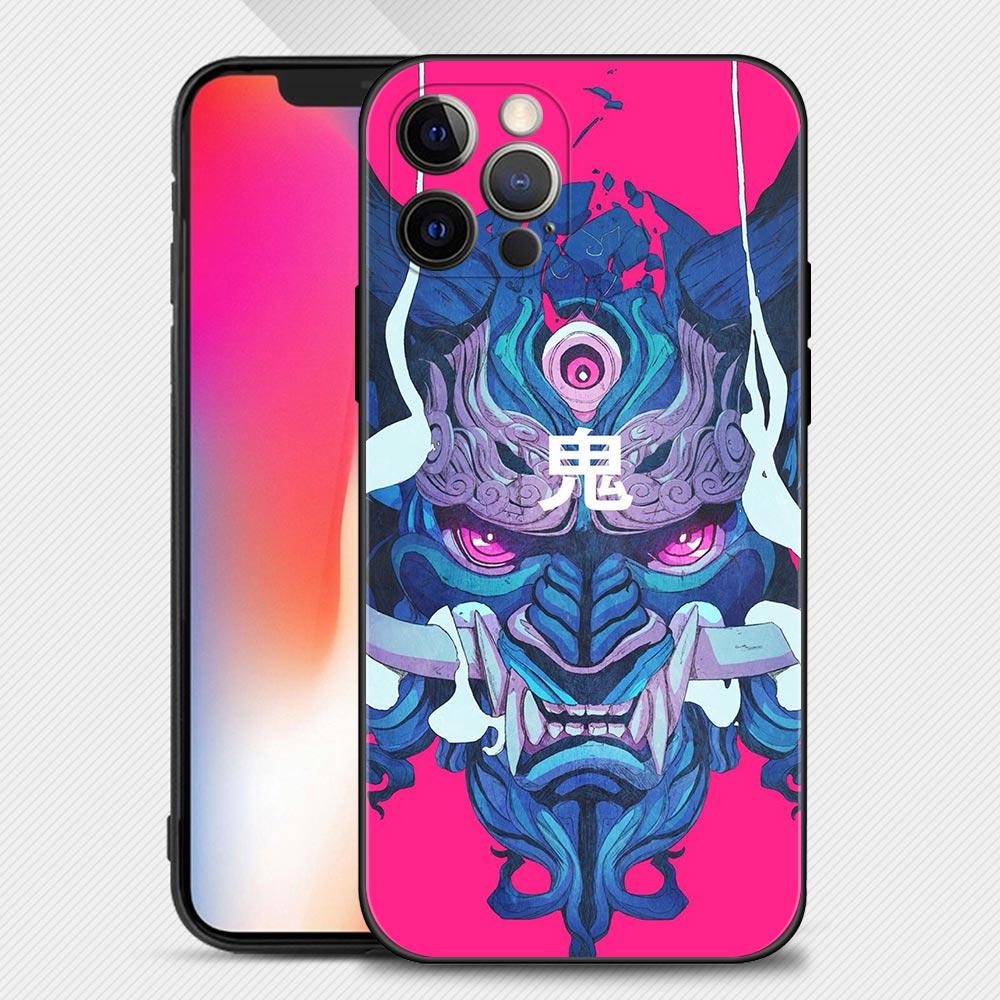 Чехол с маской самурая японского самурая для Apple iPhone 14 13 12 11 Pro Max Mini XS Max XR X 7 8 6 6S Plus, чехол для телефона