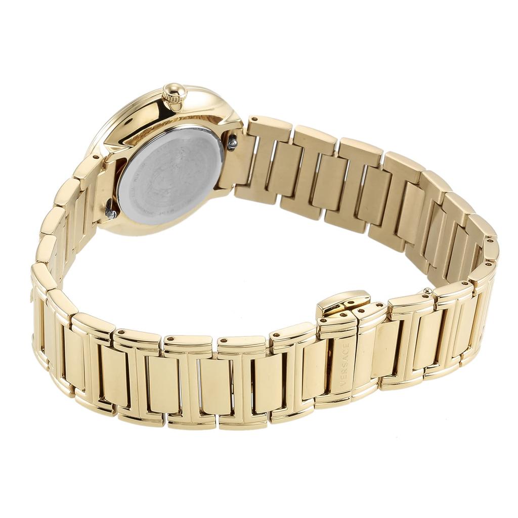 Часы Virtus Mini Venus Mini Красный циферблат Нержавеющая сталь Сапфировое стекло Кварцевые 28MM Швейцарские часы VET300321 Золото [Versace] Женские [Товар]