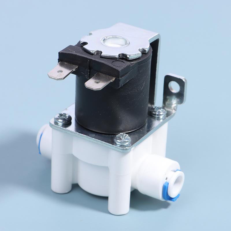 1 шт. Впускной электромагнитный клапан 12 В/24 В для аппарата чистой воды, водоочистителя, обратного осмоса, 2-точечный быстроразъемный переключатель клапана